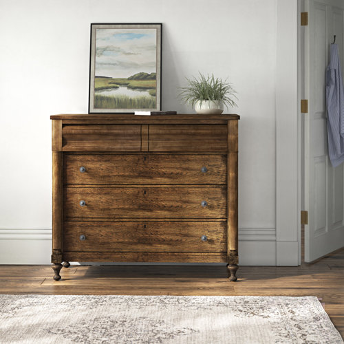 Birch Lane™ Charlotte 5 Drawer 50" W Dresser & Reviews Wayfair